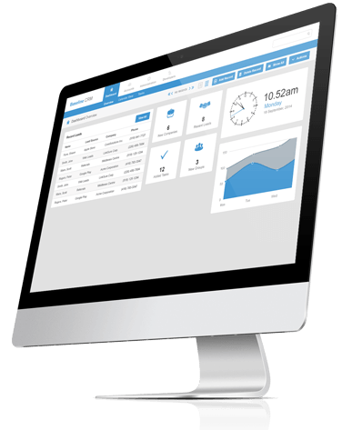 Baseline CRM streamlines operations on desktop computers