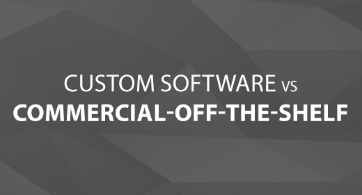 Custom Software vs Off-The-Shelf text image