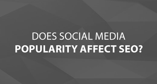 Does Social Media Popularity Affect SEO text image