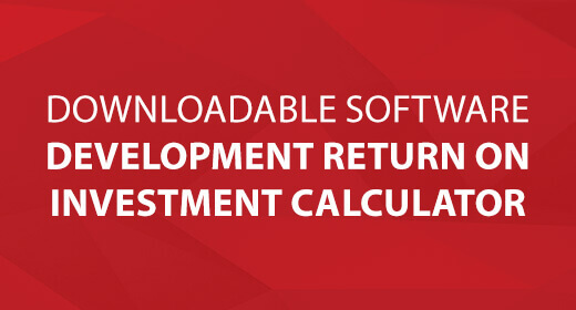 Downloadable Software Development Return on Investment Calculator text image