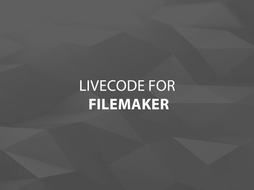 LiveCode for FileMaker