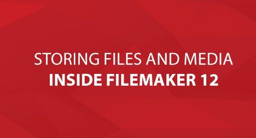 Storing Files and Media Inside FM12