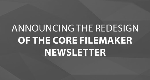 Core FileMaker Newsletter Redesign image