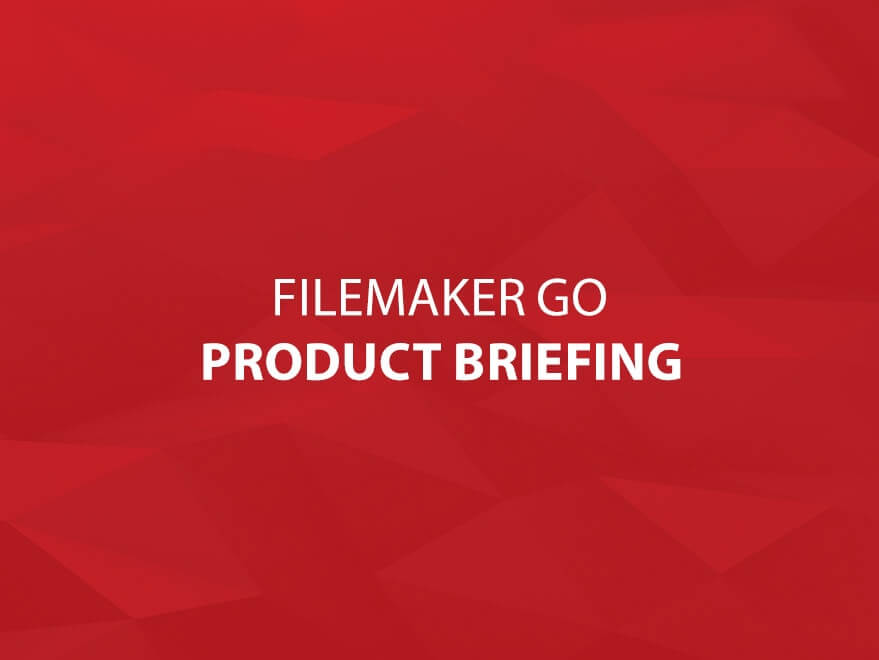 FileMaker Go Product Briefing