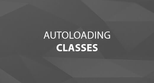 AutoLoading Classes