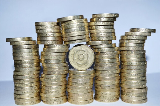 Image of a stack of coins