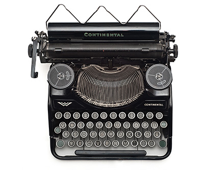 Image of an old typewriter