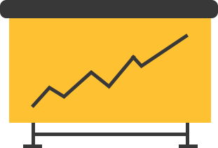 Image of one CoreTicket user and three arrows pointing to other CoreTicket users